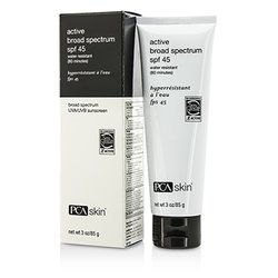 PCA Skin Активное Солнцезащитное Средство Водостойкое в Течение 80 Минут SPF 45 85g/3oz