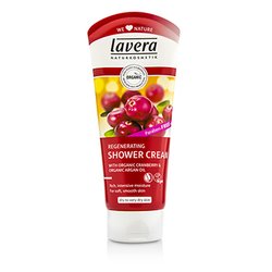 Lavera Organic Cranberry & Argan Oil Regenerating Shower Cream 200ml/6.6oz