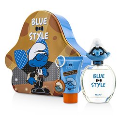 The Smurfs مجموعة Brainy: ماء تواليت سبراي 100مل/3.4 أوقية + جل الدش 75مل/2.5 أوقية + سلسلة مفاتيح 3pcs