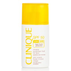 Clinique Mineral Sunscreen Fluid For Face SPF 50 - Sensitive Skin Formula  30ml/1oz 30ml/1oz