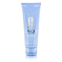 Clinique City Block Purifying Charcoal Clay Mask + Scrub - Masker + Skrub 100ml/3.4oz