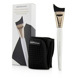 Bare Escentuals Mask Essentials - Smoothing Brush And Removal Cloth 2pcs