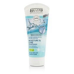 Lavera Basis Sensitiv Organic Almond Milk & Organic Avocado Moisture & Care Conditioner (For Dry Hair and Sensitive Scalp) 200ml/6.6oz