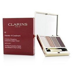 Clarins 4 Colour Eyeshadow Palette (Smoothing & Long Lasting) - #02 Rosewood 6.9g/0.2oz