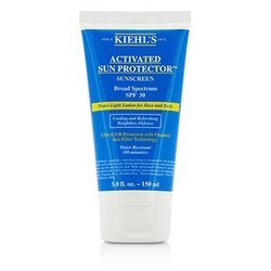 Kiehl's Activated Sun Protector Water-Light Lotion For Face And Body Sunscreen SPF30 150ml/5oz