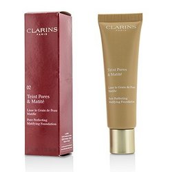 Clarins Pore Perfecting Matifying Foundation - # 02 Nude Beige 30ml/1oz