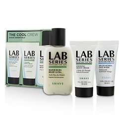 Lab Series The Cool Crew Shave Essentials Kit: Multi-Action Face Wash 30ml + Cooling Shave Cream 30ml + Razor Burn Relief Ultra After Shave Therapy 100ml 3pcs
