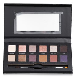 YBF Beauty Rock The Croc Набор Теней для Век (12x Тени для Век, 1x Двусторонняя Кисть для Теней) 12x0.8g/0.03oz