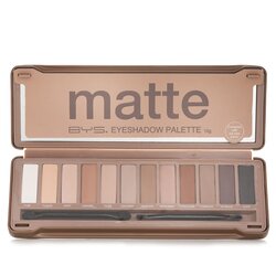 BYS Eyeshadow Palette (12x Eyeshadow, 2x Applicator) 12g/0.42oz