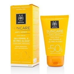 Apivita Suncare Anti-Spot Face Cream Sea Fennel & 3D Pro-Alage SPF 50 50ml/1.7oz