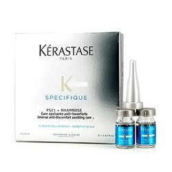 ケラスターゼ Specifique PS21 + Rhamnose Intense Anti-Discomfort Soothing Care (Sensitive Scalp) 12x6ml/0.2oz