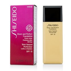 Shiseido Sheer & Perfect Foundation SPF 15 - # WB60 Natural Deep Warm Beige 30ml/1oz