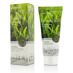 3W Clinic رغوة منظفة - شاي أخضر 100ml/3.38oz