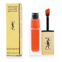Yves Saint Laurent Tatouage Couture Matte Stain - # 2 Crazy Tangerine 6ml/0.2oz