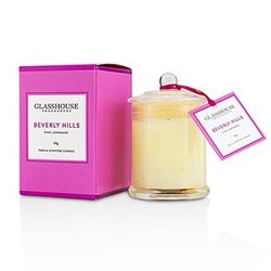 Glasshouse شمع ثلاثي معطر - Beverly Hills (ليموناضة زهري) 60g