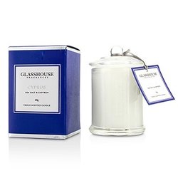 Glasshouse Triple Scented Candle - Cyprus (Sea Salt & Saffron) 60g