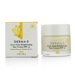 Derma E Rozjaśniający krem na dzień Even Tone Brightening Day Cream SPF 15 56g/2oz