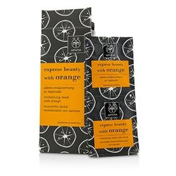 Apivita Express Beauty Revitalizing Mask with Orange (Box Slightly Damaged) 6x(2x8ml)