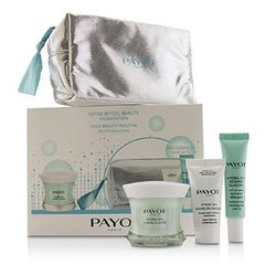 Payot Hydra 24+ Coffret: 1x Plumpling Moisturizing Care 50 ml, 1x Moisturing Reviving Eyes Roll On 15 ml, 1x Comforting Mask 15 ml, 1x veske 3pcs + 1 Bag