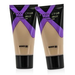 Max Factor Smooth Effect Foundation Duo Pack - #80 Bronze 2x30ml/1oz