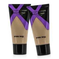 Max Factor Smooth Effect Foundation Duo Pack - #82 Natural Tan 2x30ml/1oz