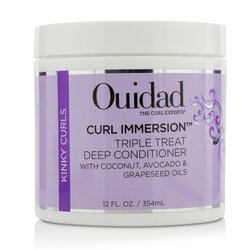 Ouidad Curl Immersion Triple Treat Deep Conditioner (Kinky Curls) 354ml/12oz