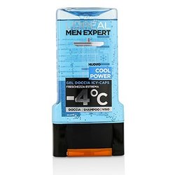 לוריאל Men Expert Shower Gel - Cool Power (For Body, Face & Hair) 300ml/10.1oz