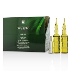 Rene Furterer Karite Nutri Nourishing Ritual Aceite Nutritivo Intenso (Cabello Muy Seco) 24x10ml/0.33oz