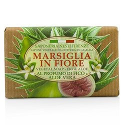 那是堤 植物香皂 Marsiglia In Fiore Vegetal Soap - 無花果和蘆薈 125g/4.3oz