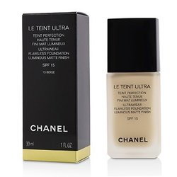 Chanel Le Teint Ultra Стойкая Безупречная Основа с Сияющим Матовым Покрытием SPF15 - # 10 Beige 30ml/1oz