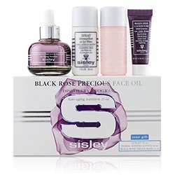 Sisley Black Rose Precious Face Oil Discovery Program: Face Oil 25ml + Lyslait 30ml + Floral Toning Lotion 30ml + Cream Mask 10ml 4pcs
