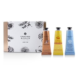 クラブツリー&イヴリン Luxury Hand Therapy Trio (1x Citron & Coriander, 1x Gardeners, 1x La Source) 3x25ml/0.86oz