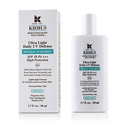 Kiehl's Dermatologist Solutions Super Fluid UV Defense Ultra Light Mineral Sunscreen SPF 50+ - For All Skin Type 50ml/1.7oz