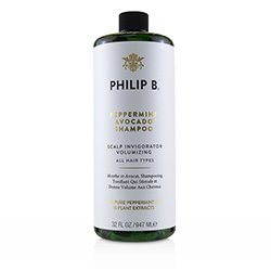 Philip B Peppermint Avocado Shampoo (Scalp Invigorator Volumizing - All Hair Types) 947ml/32oz