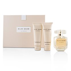 Elie Saab Le Parfum Coffret: Eau De Parfum Spray 90ml/3oz + Loción Corporal Aromatizada 75ml/2.5oz + Crema de Ducha Aromatizada 75ml/2.5oz 3pcs