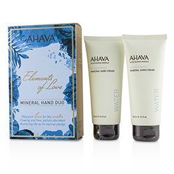 Ahava ثنائية اليدين المعدنية Elements Of Love (2x كريم معدني لليدين بماء البحر الميت 100مل/3.4 أوقية) 2x100ml/3.4oz