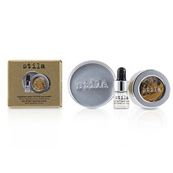 Stila Magnificent Metals Foil Finish Eye Shadow With Mini Stay All Day Liquid Eye Primer - Comex Gold 2pcs