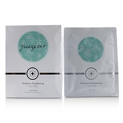Freeze 24/7 Radiance Mascarillas Faciales Iluminantes (Caja Ligeramente Dañada) 8sheets