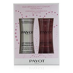 Payot Comforting Cleansing Duo Set: Lait Micellaire Demaquillant Cleansing Micellar Milk 400ml + Lotion Tonique Reveil 400ml 2pcs