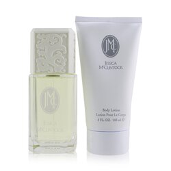 Jessica McClintock Zestaw Jessica McClintock Coffret: Eau De Parfum Spray 100ml/3.4oz + Perfumed Body Lotion 148ml/5oz 2pcs