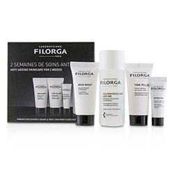 Filorga Anti-Ageing Skincare For 2 Weeks Set: Meso-Mask + Time-Filler + Optim Eyes + Solution Micellaire Anti-Age Make-up Remover 4pcs