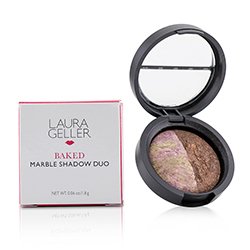 Laura Geller Baked Marble Shadow Duo - # Pink Icing/Devil's Food 1.8g/0.06oz