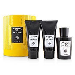 Acqua Di Parma Colonia Essenza Coffret: Eau De Cologne Spray 100ml/3.4oz + Hair And Shower Gel 75ml/2.5oz + After Shave Balm 75ml/2.5oz 3pcs