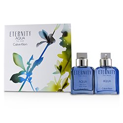 卡文克萊 永恒之水香水套裝: 淡香水噴霧 100ml/3.4oz +鬚後水 100ml/3.4oz 2pcs