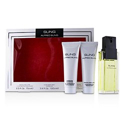 Alfred Sung Sung Coffret: Eau De Toilette Spray 100ml/3.4oz + Essential Body Lotion 75ml/2.5oz + Refreshing Shower Gel 75ml/2.5oz 3pcs