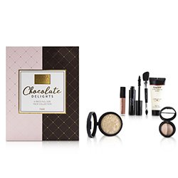 Laura Geller مجموعة الوجه من 6 قطع Chocolate Delights بحجم كامل - # معتدل (علبة متضررة قليلاً) 6pcs