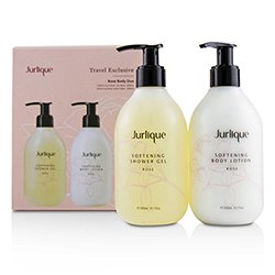 Jurlique Rose Body Duo Set: Softening Rose Gel de Ducha 300ml/10oz + Rose Loción Corporal Suavizante 300ml/10oz 2pcs