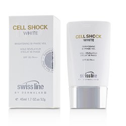 Swissline Cell Shock White Осветляющее Двухфазное Средство SPF35 45ml