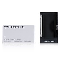 Shu Uemura Custom Case Duo - # Black (For Glow On / Pressed Eye Shadows) -