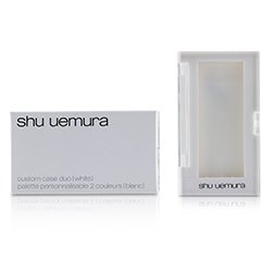 Shu Uemura Custom Case Duo - # White (For Glow On / Pressed Eye Shadows) 37370 -